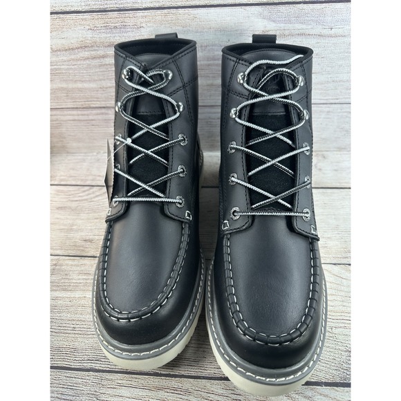 Wolverine Trade Wedge UL Boots Men\'s 7.5 Black Soft Toe Work Boots Leather main image 5